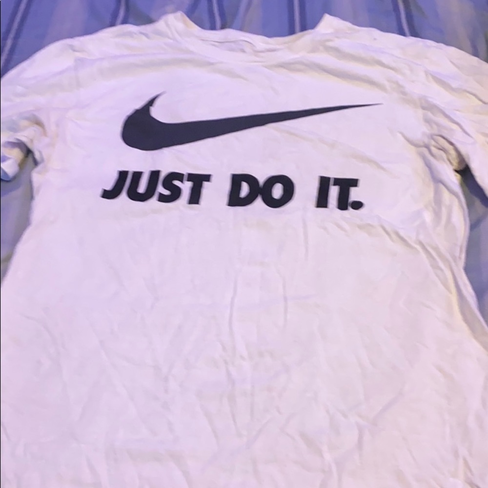 White Nike “Just Do It” Tee Shirt